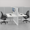 Eppa™ Dual Crossbar Monitor Arm - White